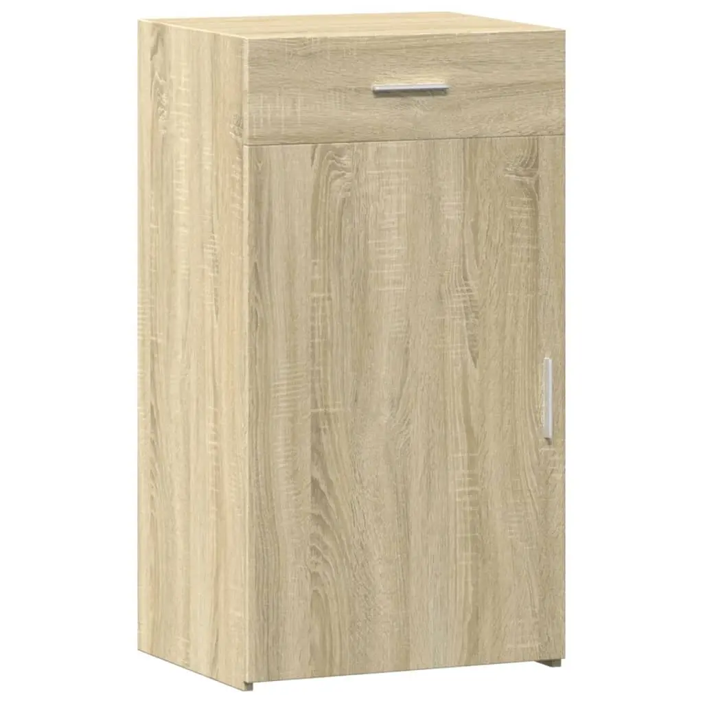 Sideboard Storage Cabinet 50x42.5x93 cm Brown Engineered Wood Furniture