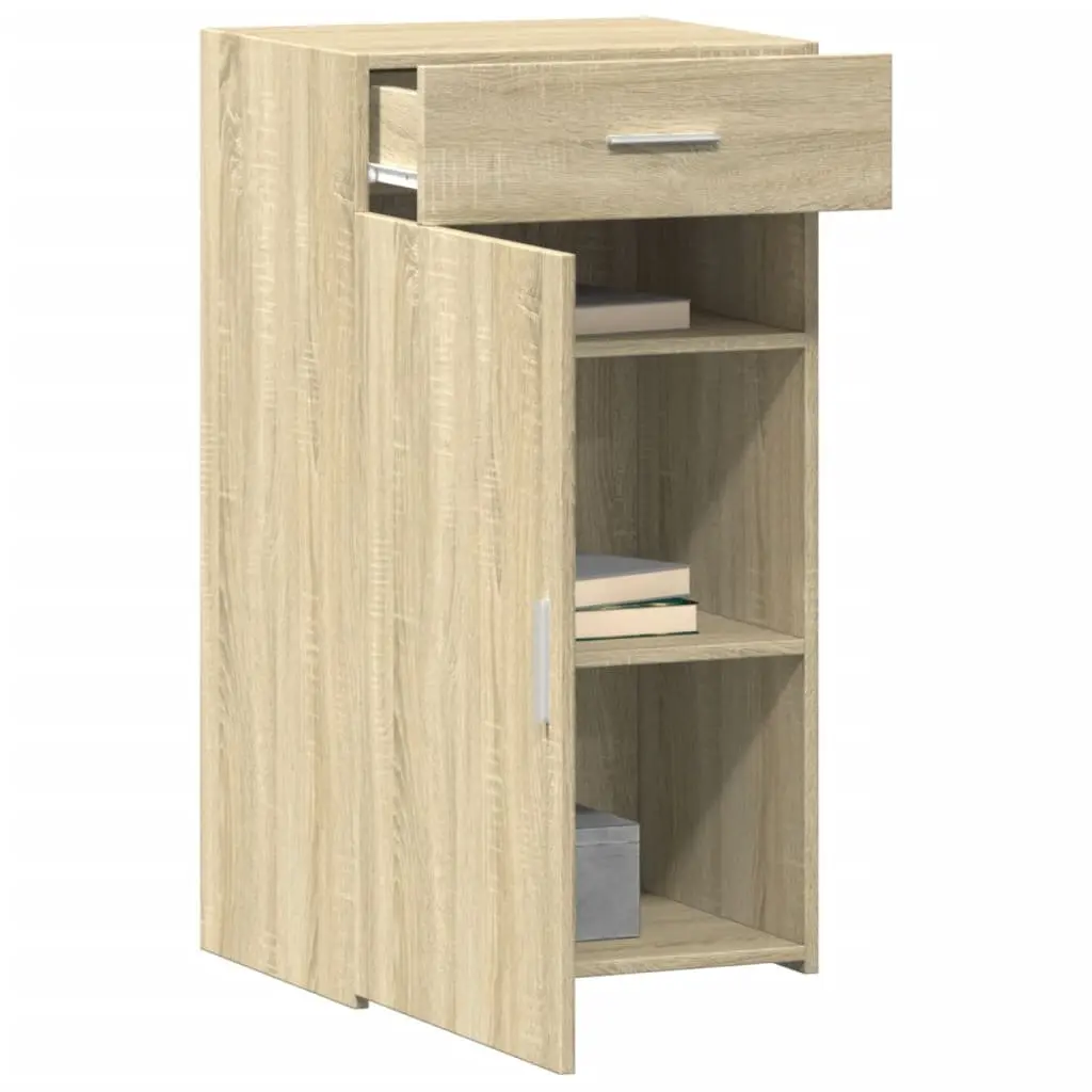 Sideboard Storage Cabinet 50x42.5x93 cm Brown Engineered Wood Furniture