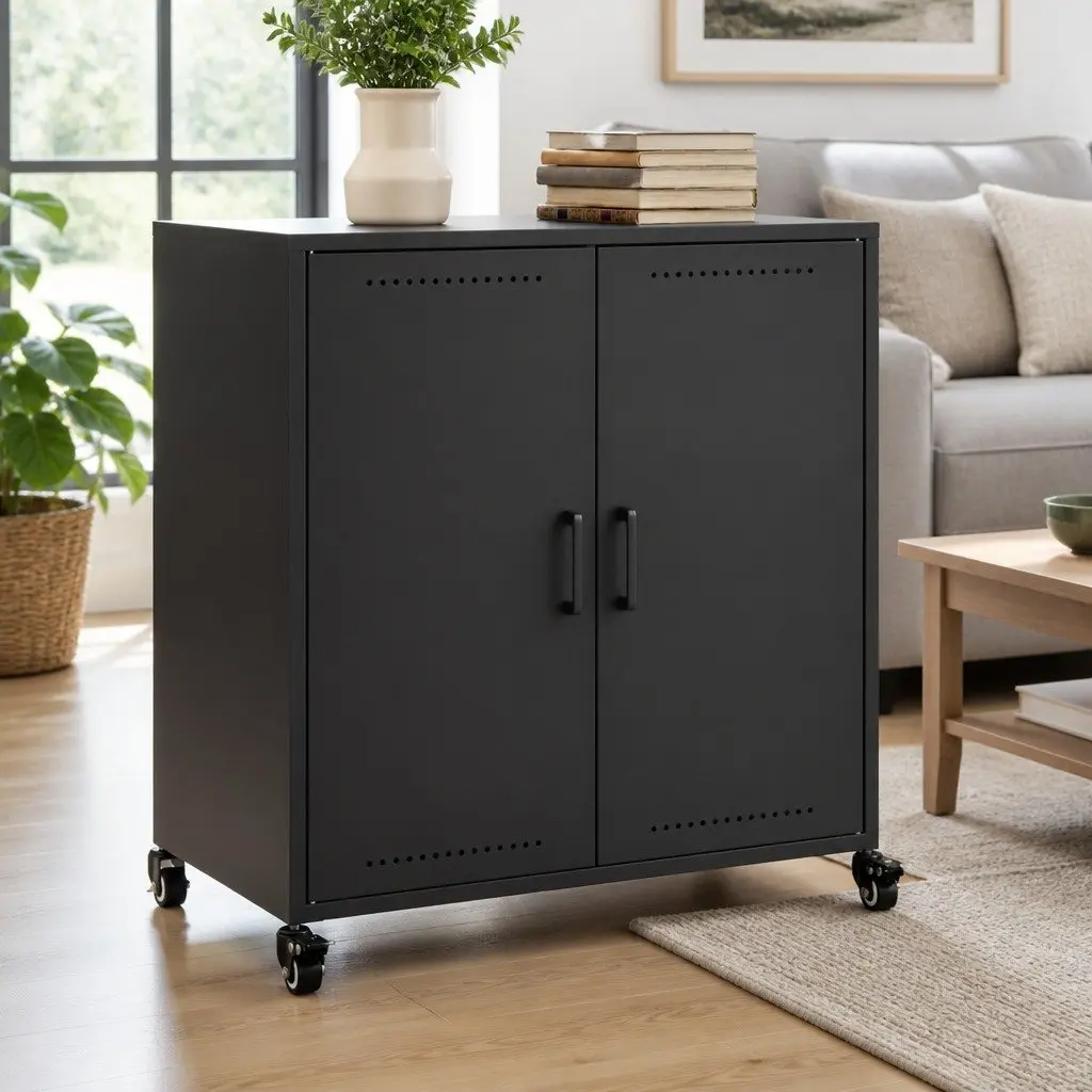 Black Sideboard Storage for Home Use