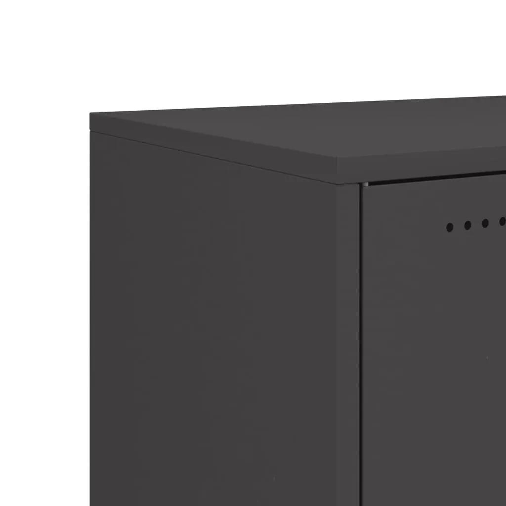 Sideboard Storage Cabinet Black 100.5x39x72cm