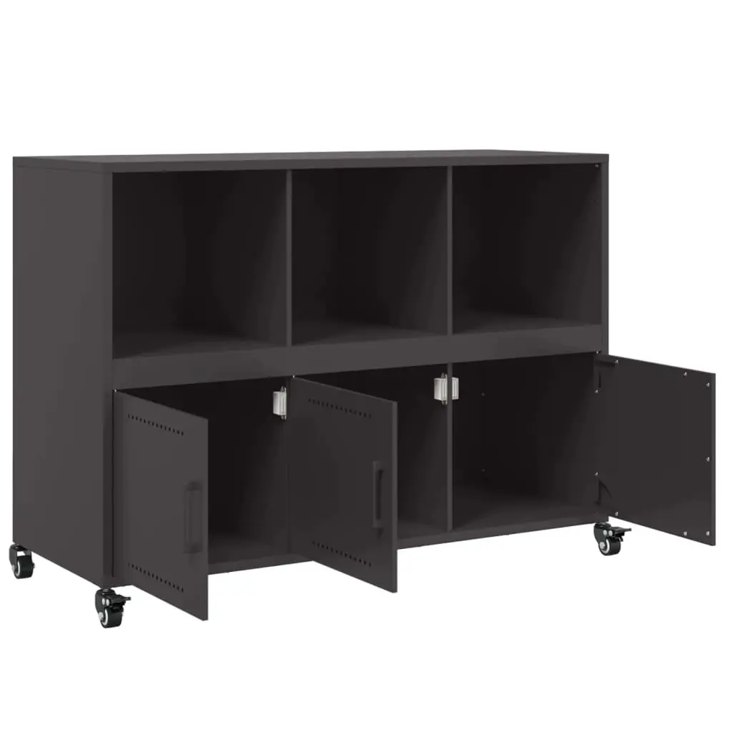 Black Sideboard with Ample Storage Space