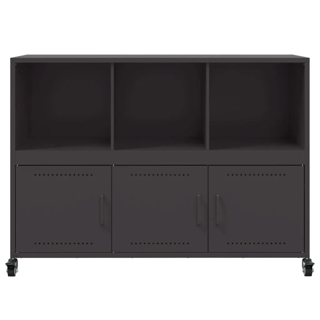 Black Sideboard with Ample Storage Space