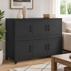 Stylish Black Sideboard for Organized Storage Solutions