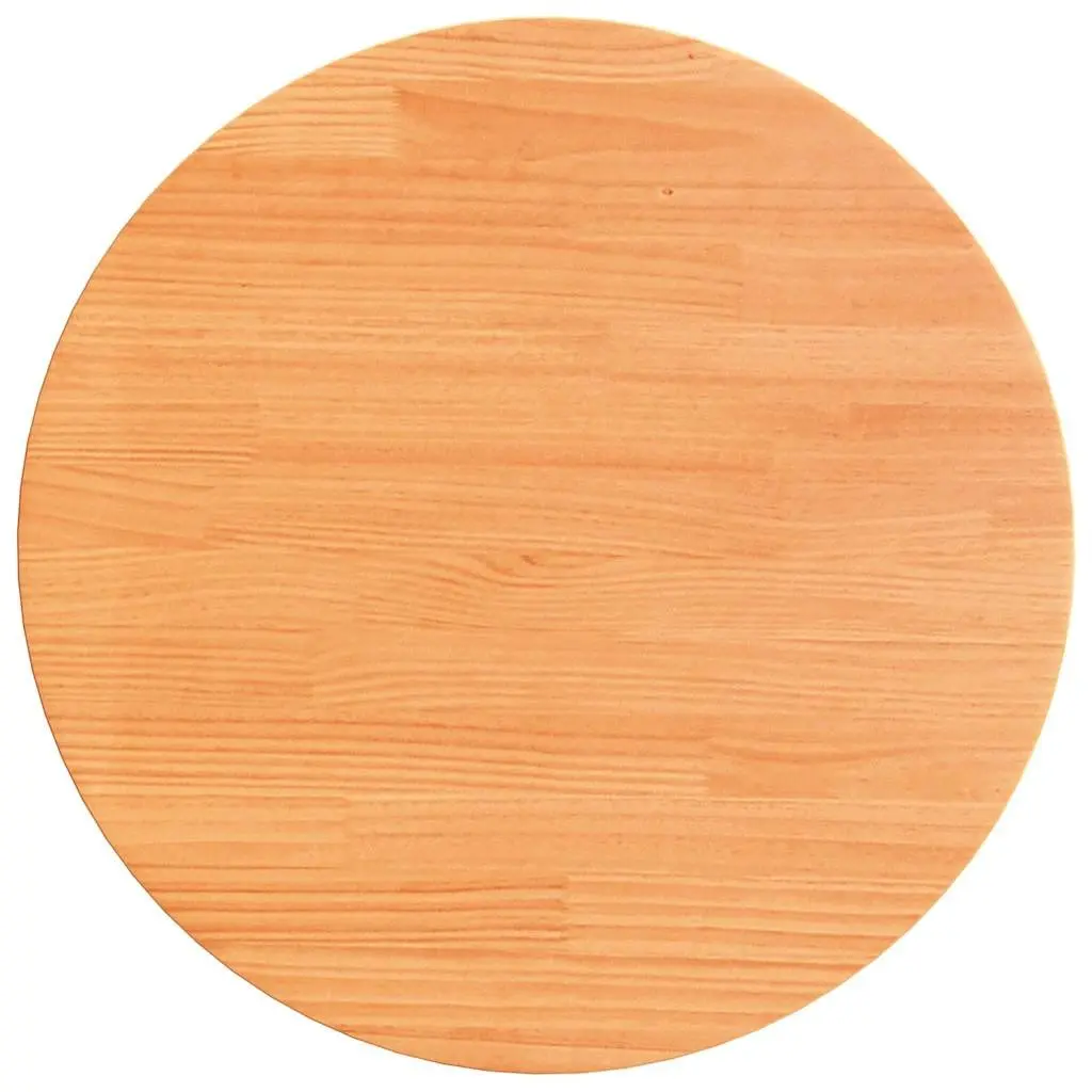 Round Wooden Table Top Brown Ø60cm