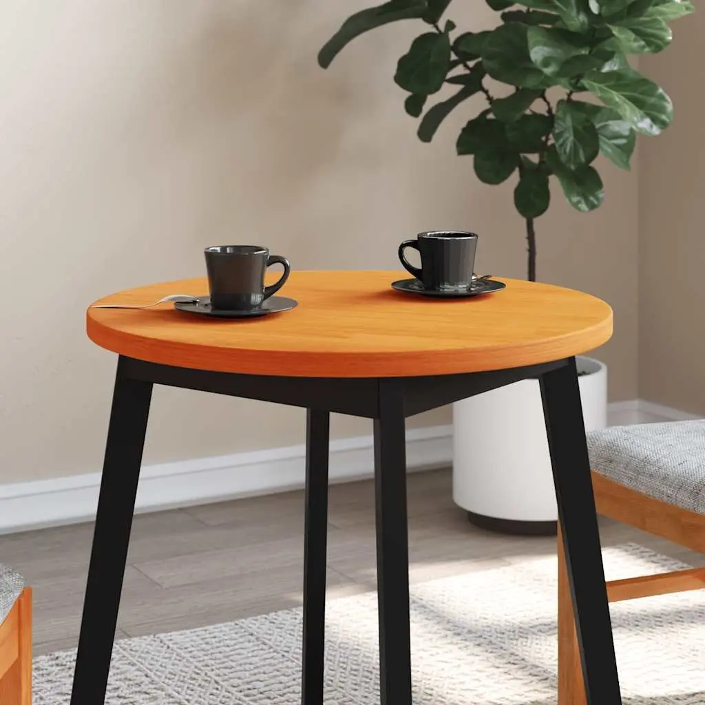 Round Wooden Table Top Brown Ø60cm
