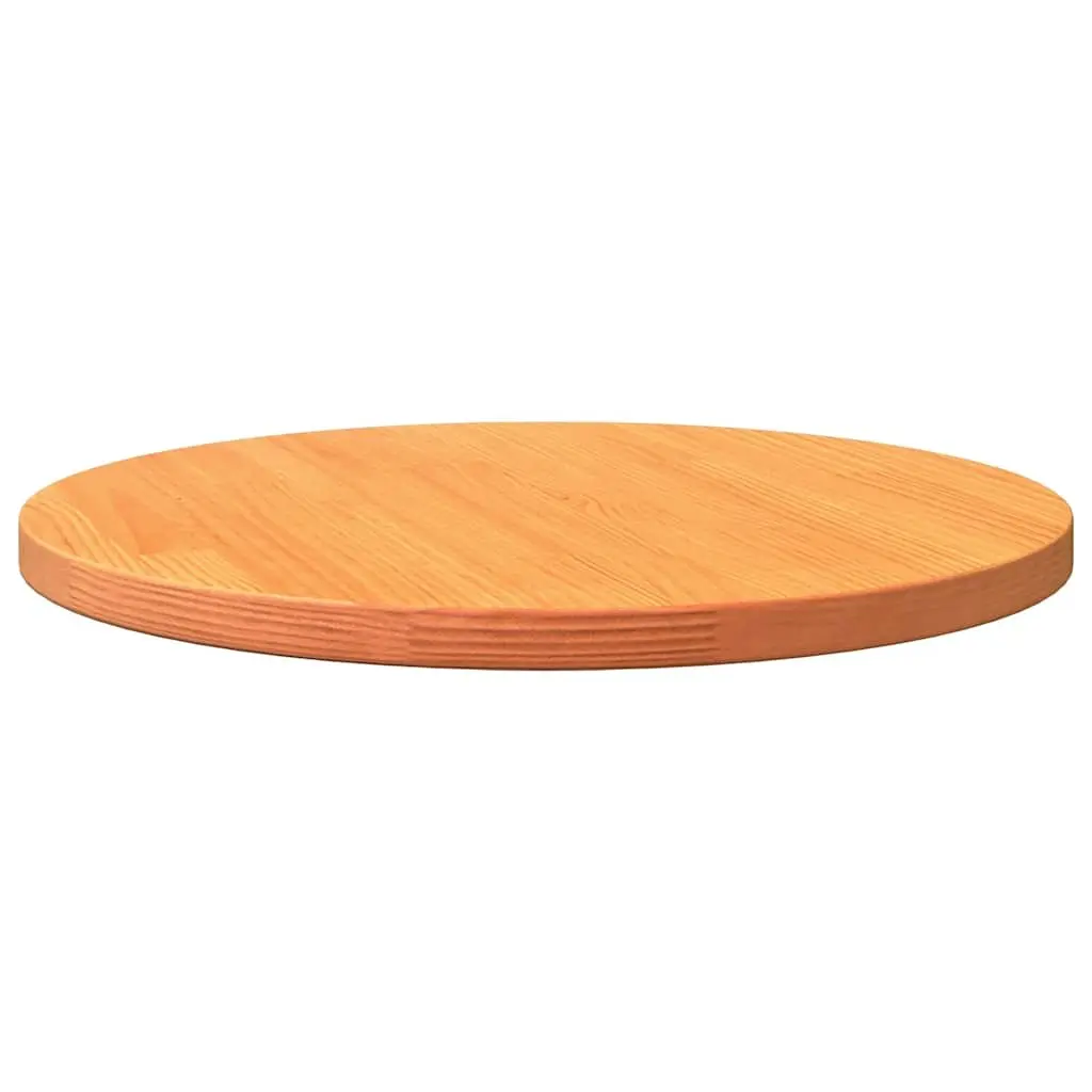 Round Brown Table Top with Solid Build
