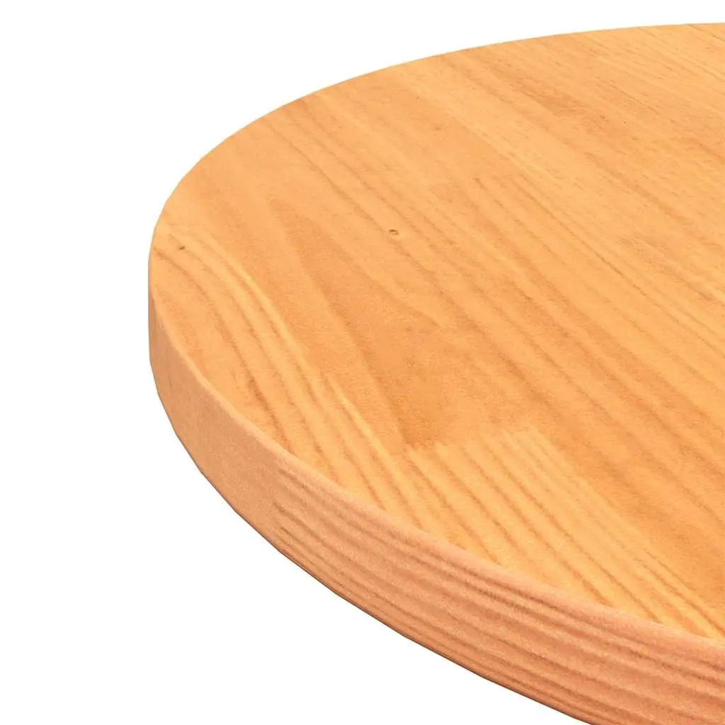 Round Brown Table Top with Solid Build