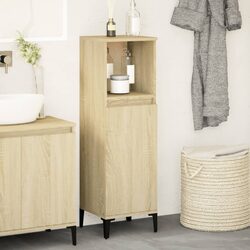 Reliable Brown Bathroom Cabinet for Daily Use