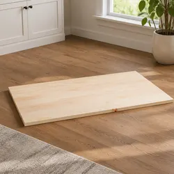 Reliable Solid Pine Table Top 80x50cm in Brown