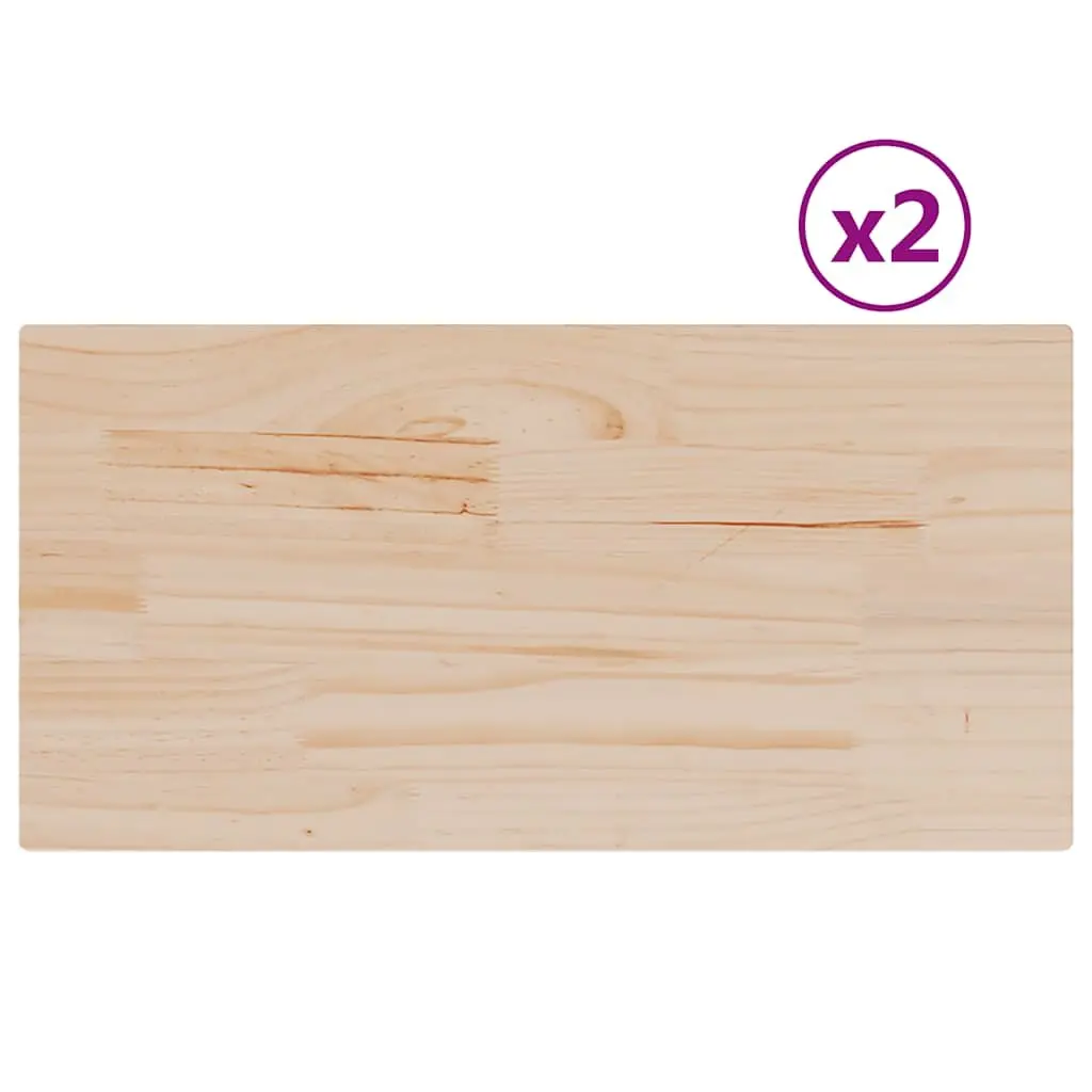 Solid Pine Wood Table Top 80x40cm for Dining Spaces