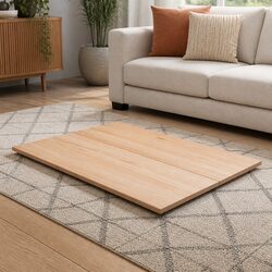 Brown Rustic Pine Wood Table Top 90x45x1.7cm