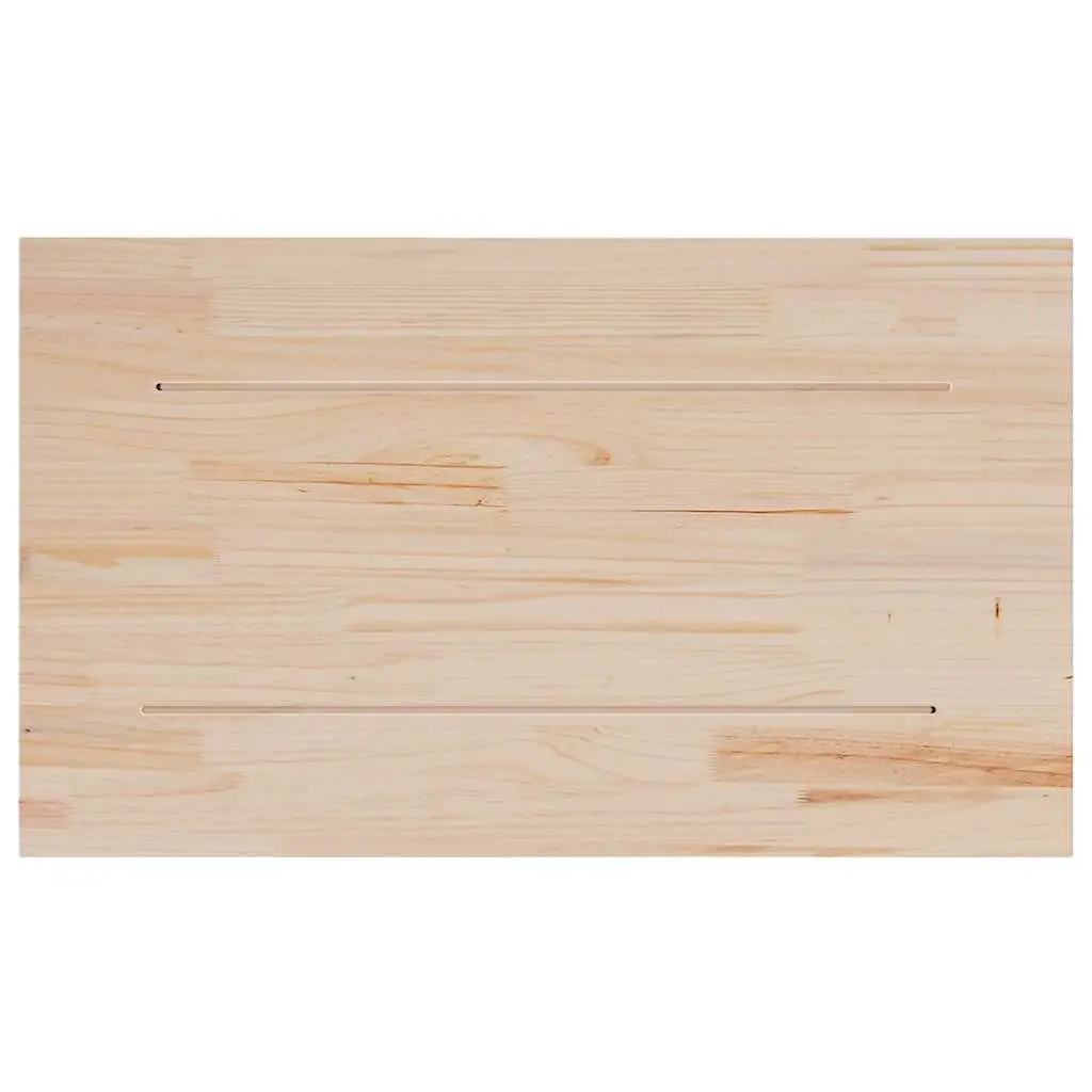 Wooden Table Tops Rectangular Pine 80x47x1.7 cm Brown 3 Piece