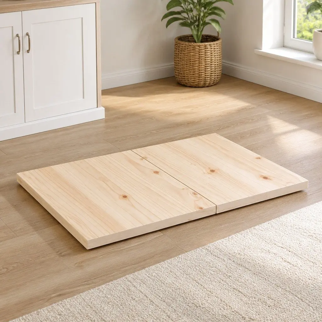 Rectangular Wooden Table Top Replacement 70x35cm Pine Wood Brown