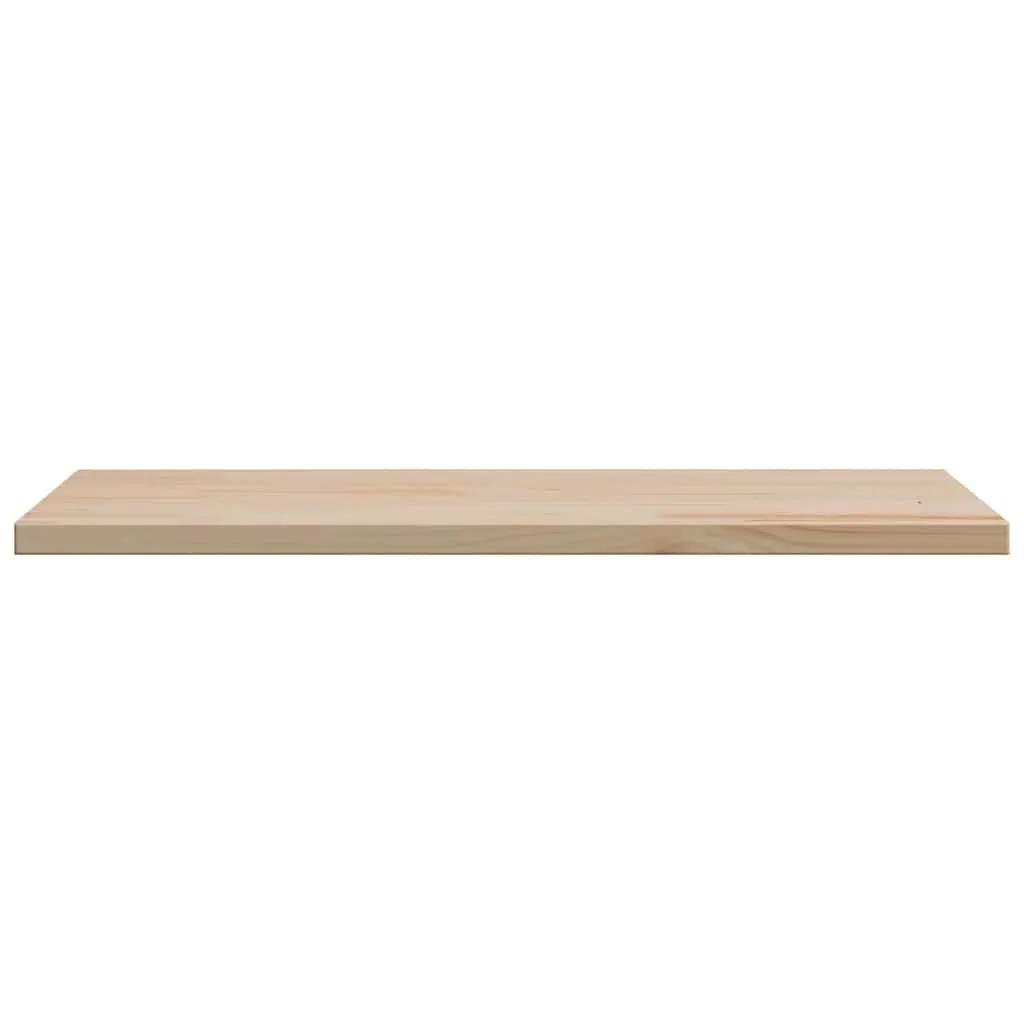 Rectangular Wooden Table Tops Replacement 80x53cm Solid Pine Wood Brown 3 Piece