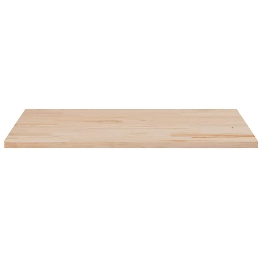 Wooden Table Tops Replacement 100x50cm Rectangular Solid Pine Wood Brown 4 Piece