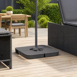 Reliable and Practical 4-Piece Parasol Base Set