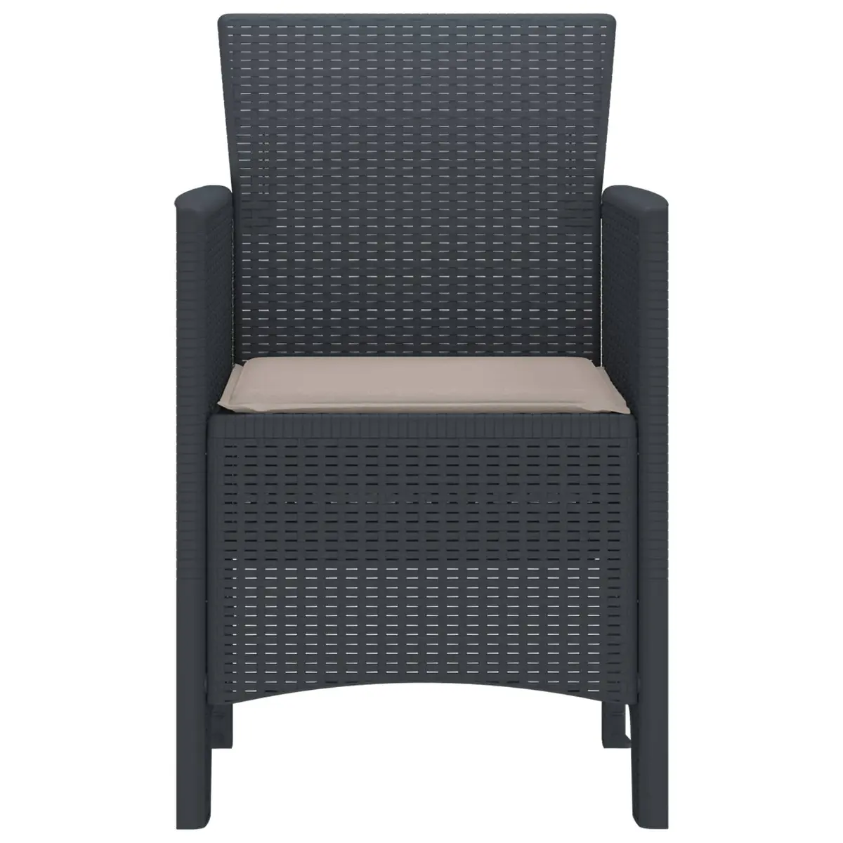 Anthracite Garden Chair Set