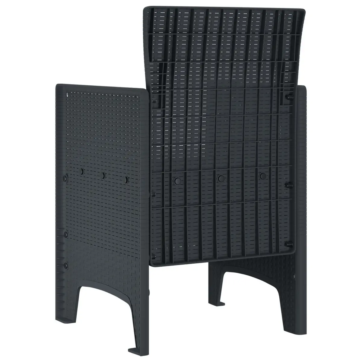 Anthracite Garden Chair Set