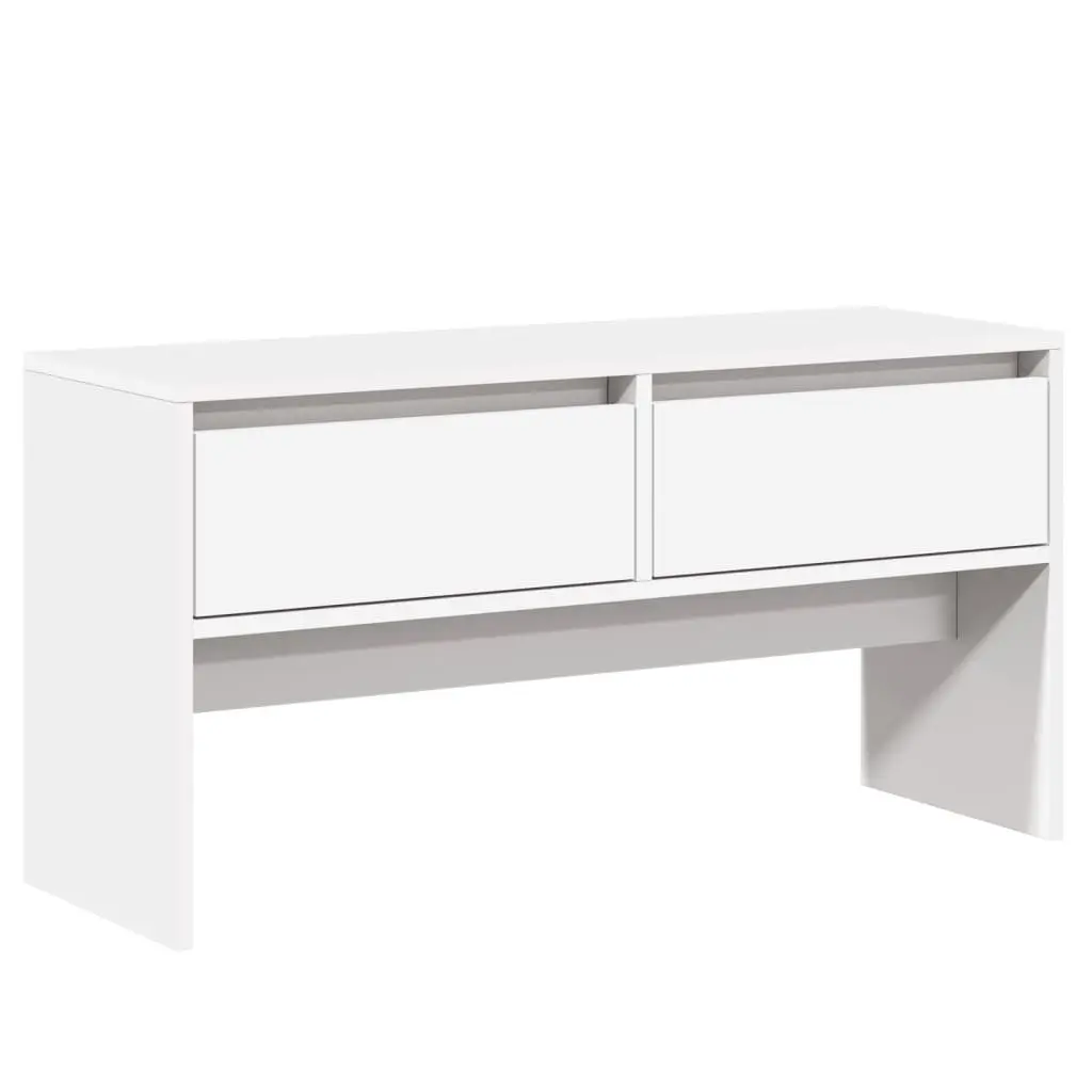 4 Piece Hallway Furniture Set Storage Bench Shoe Cabinet Mirror Coat Racks White