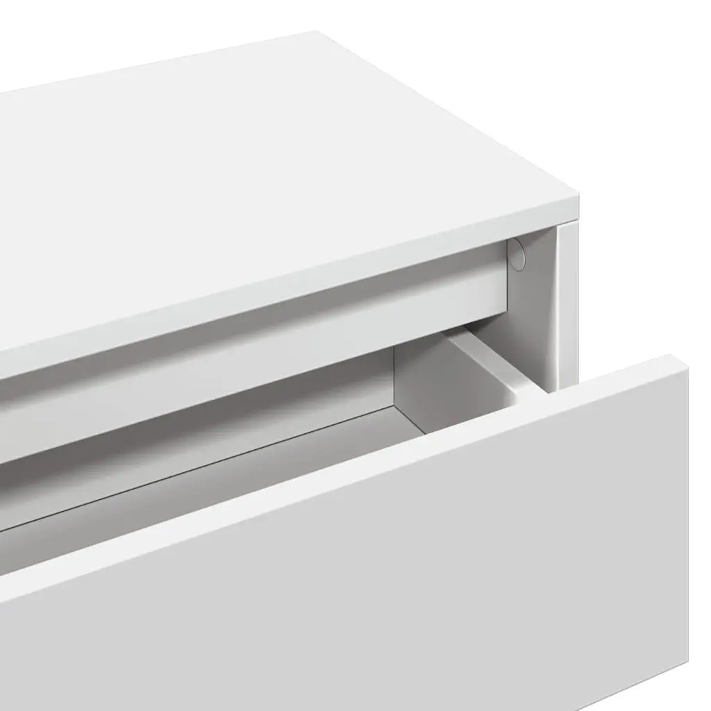 4 Piece Hallway Furniture Set Storage Bench Shoe Cabinet Mirror Coat Racks White