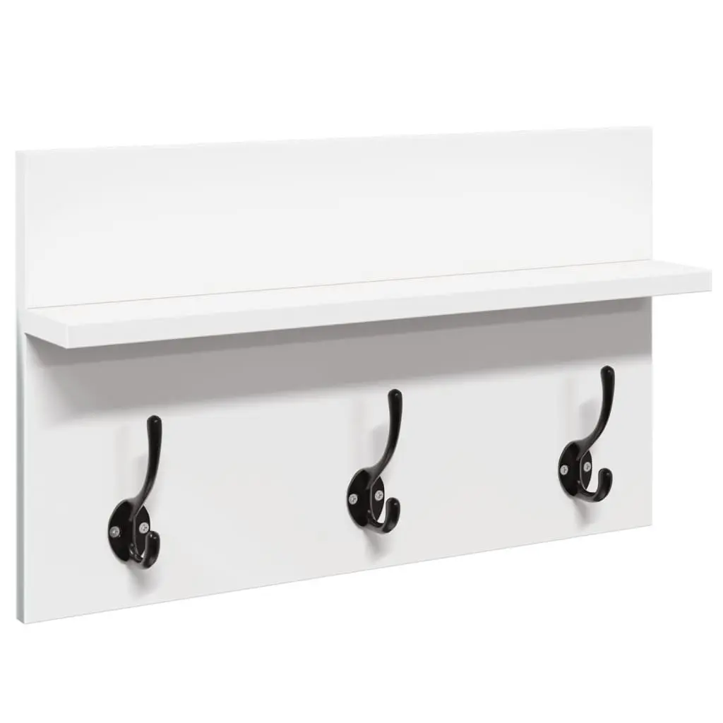 4 Piece Hallway Furniture Set Storage Bench Shoe Cabinet Mirror Coat Racks White