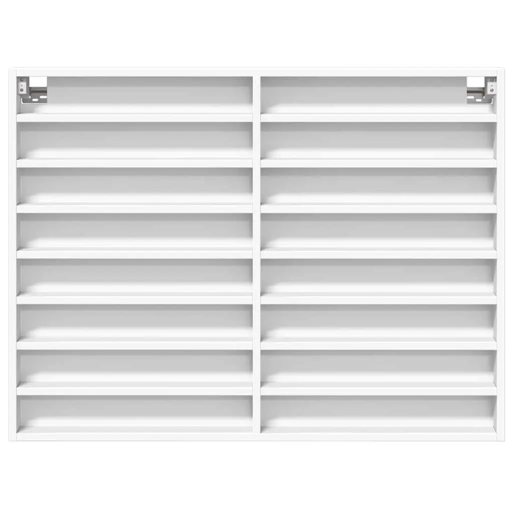 Vitrine Cabinet Wall Mounted White Floating Shelf Storage Display Ledge