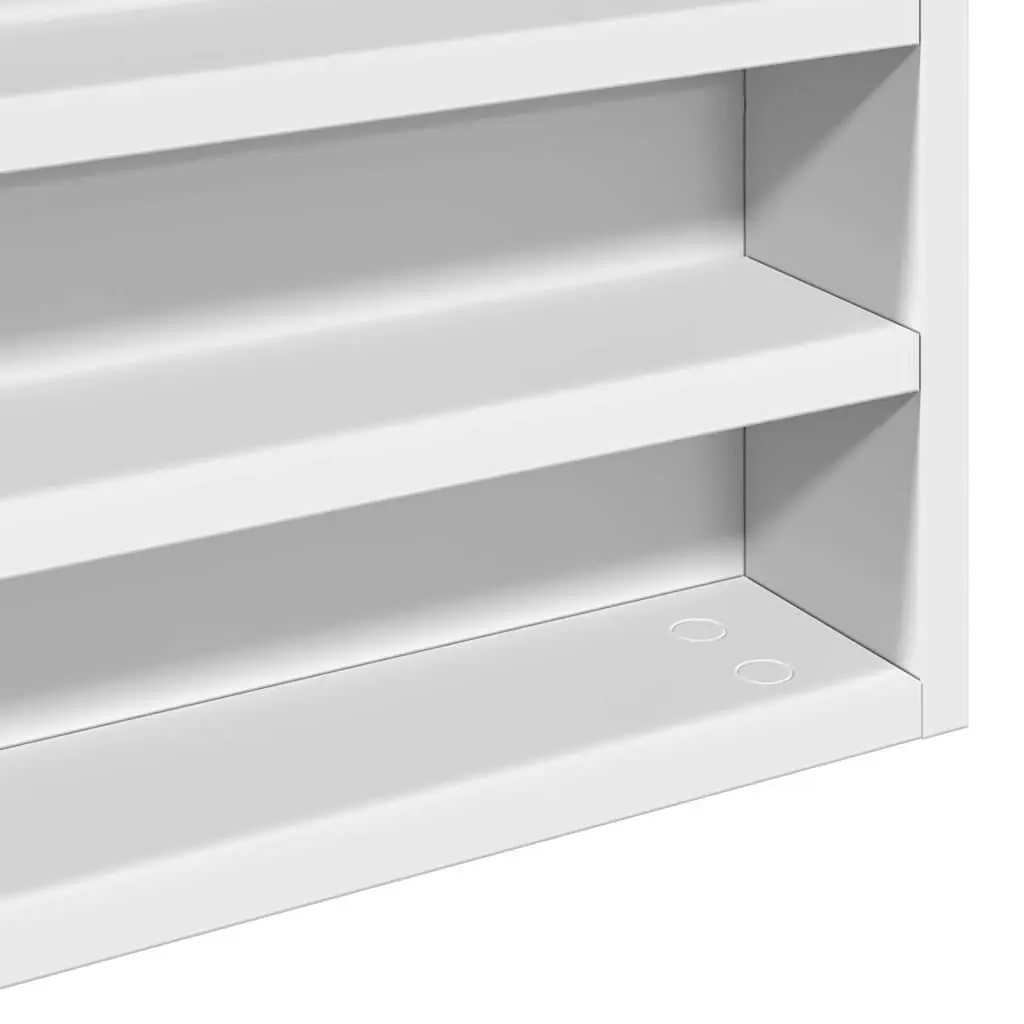 Vitrine Cabinet Wall Mounted White Floating Shelf Storage Display Ledge