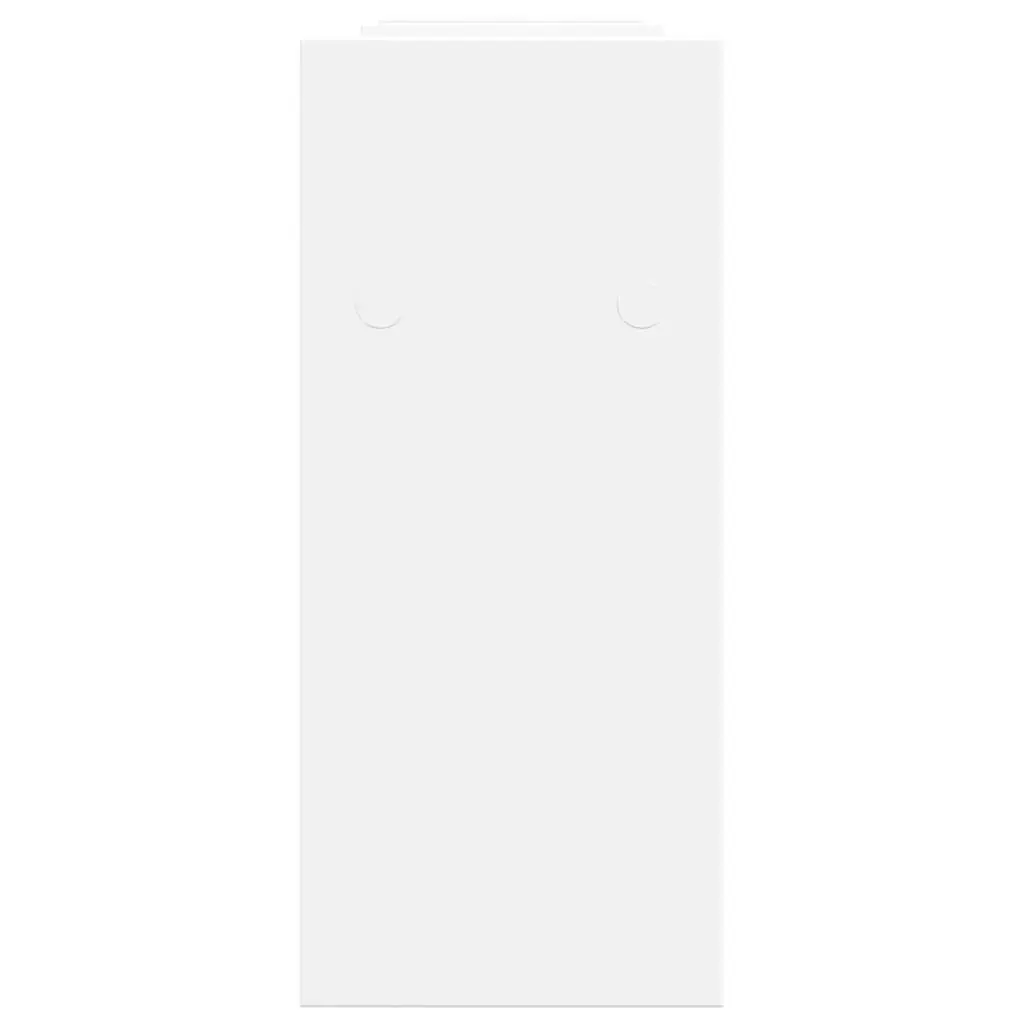 Desk Organiser White 34.5x15.5x35.5 cm Engineered Wood Storage Shelf Filing