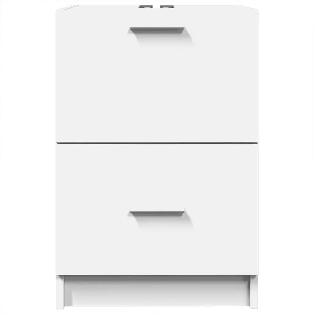 Bathroom Vanity Unit Under Sink Cabinet 40x37x59cm White Storage Drawer