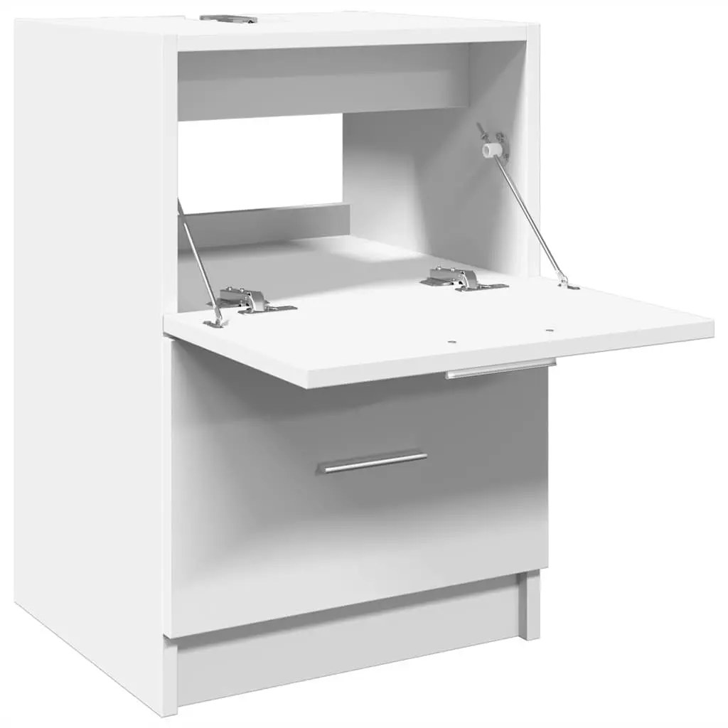 Bathroom Vanity Unit Under Sink Cabinet 40x37x59cm White Storage Drawer