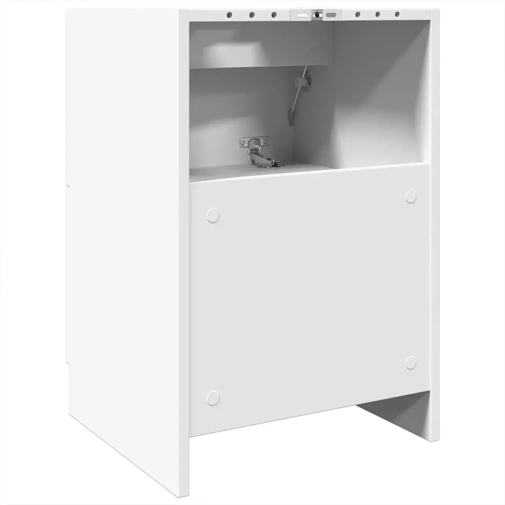 Bathroom Vanity Unit Under Sink Cabinet 40x37x59cm White Storage Drawer