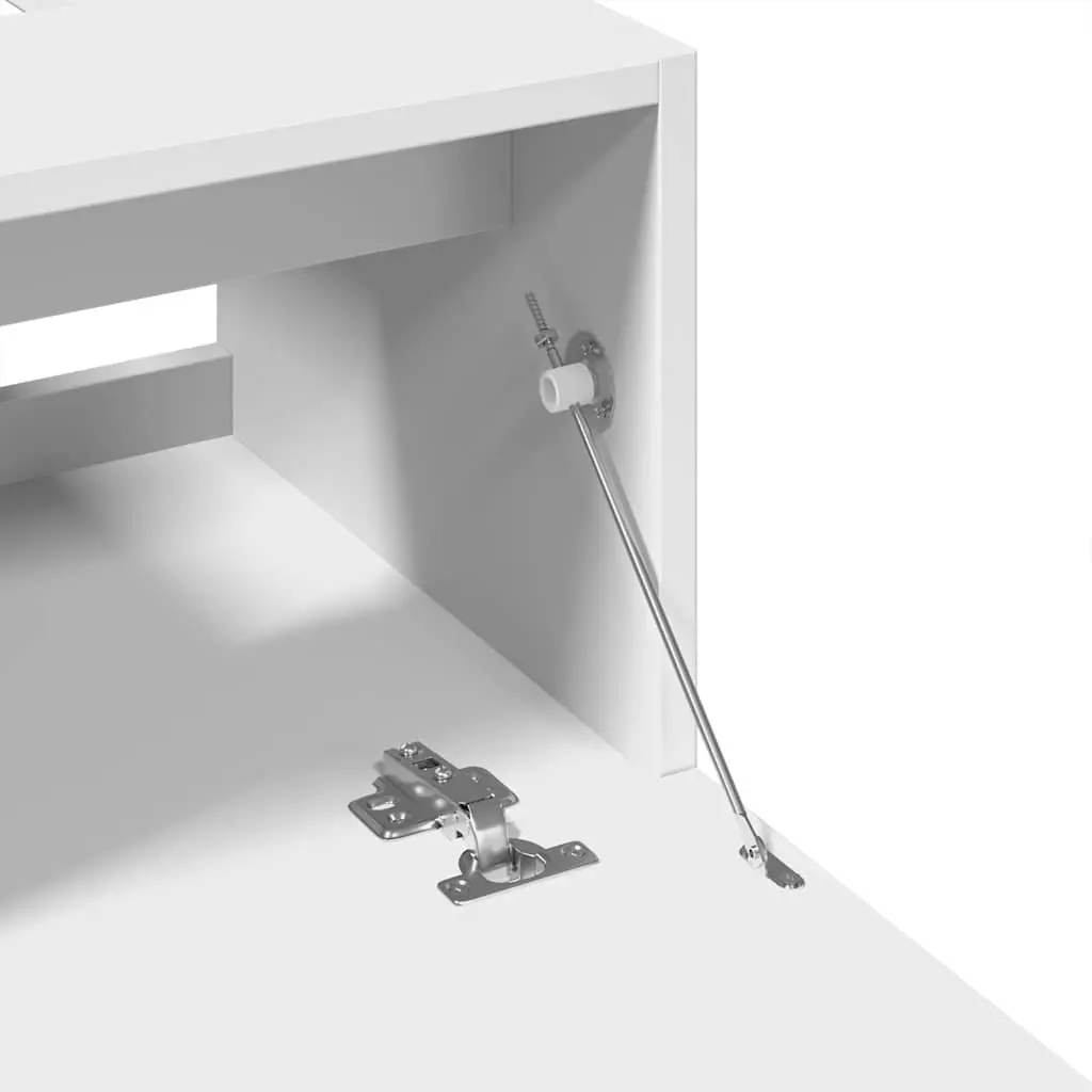 Bathroom Vanity Unit Under Sink Cabinet 40x37x59cm White Storage Drawer