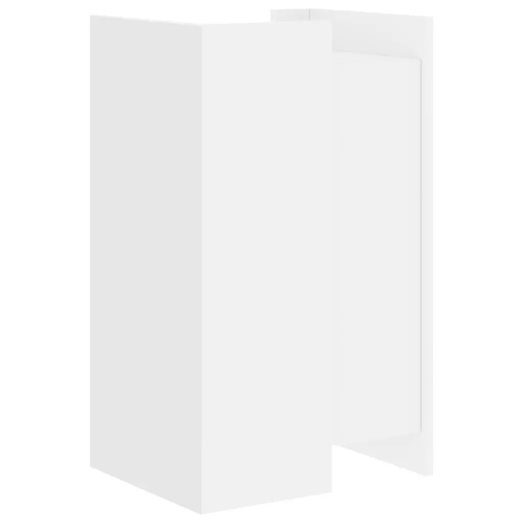 Sideboard Storage Cabinet 45x35x75 cm Engineered Wood White