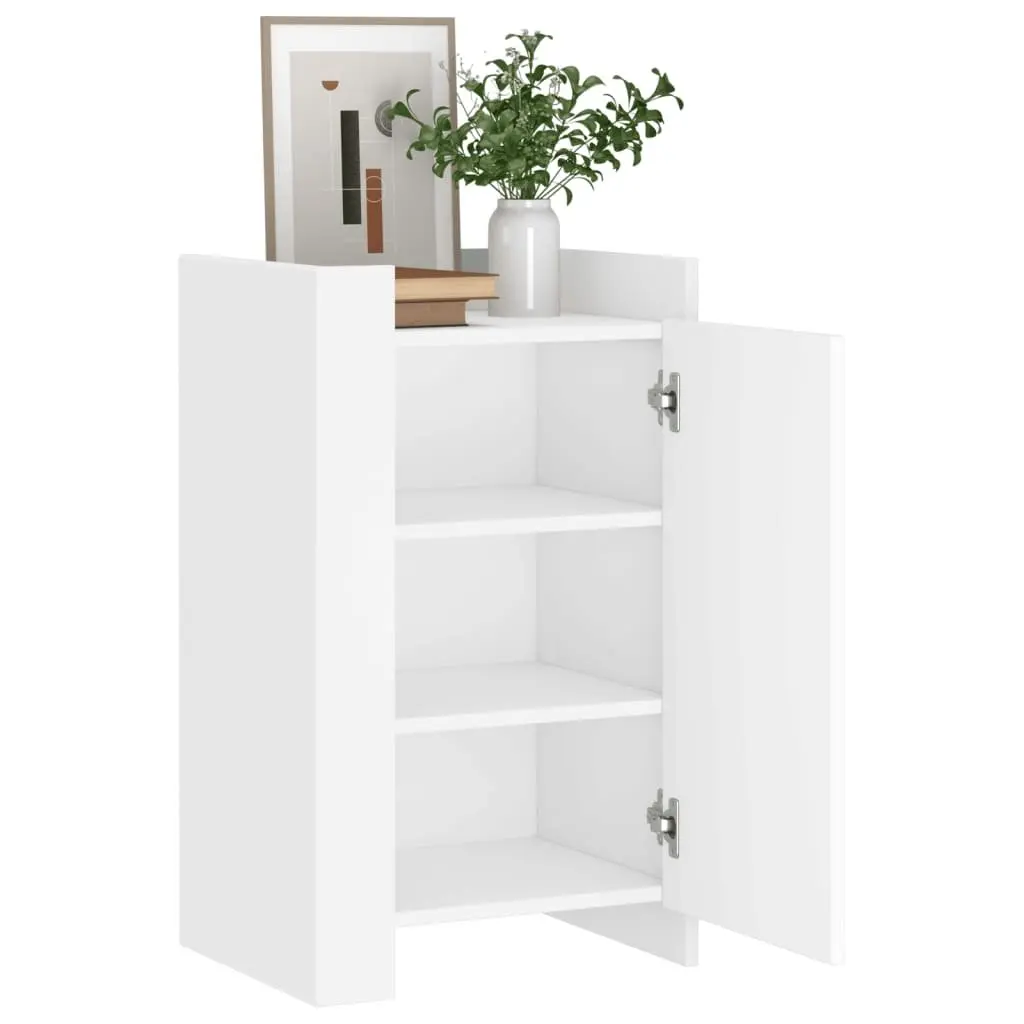 Sideboard Storage Cabinet 45x35x75 cm Engineered Wood White