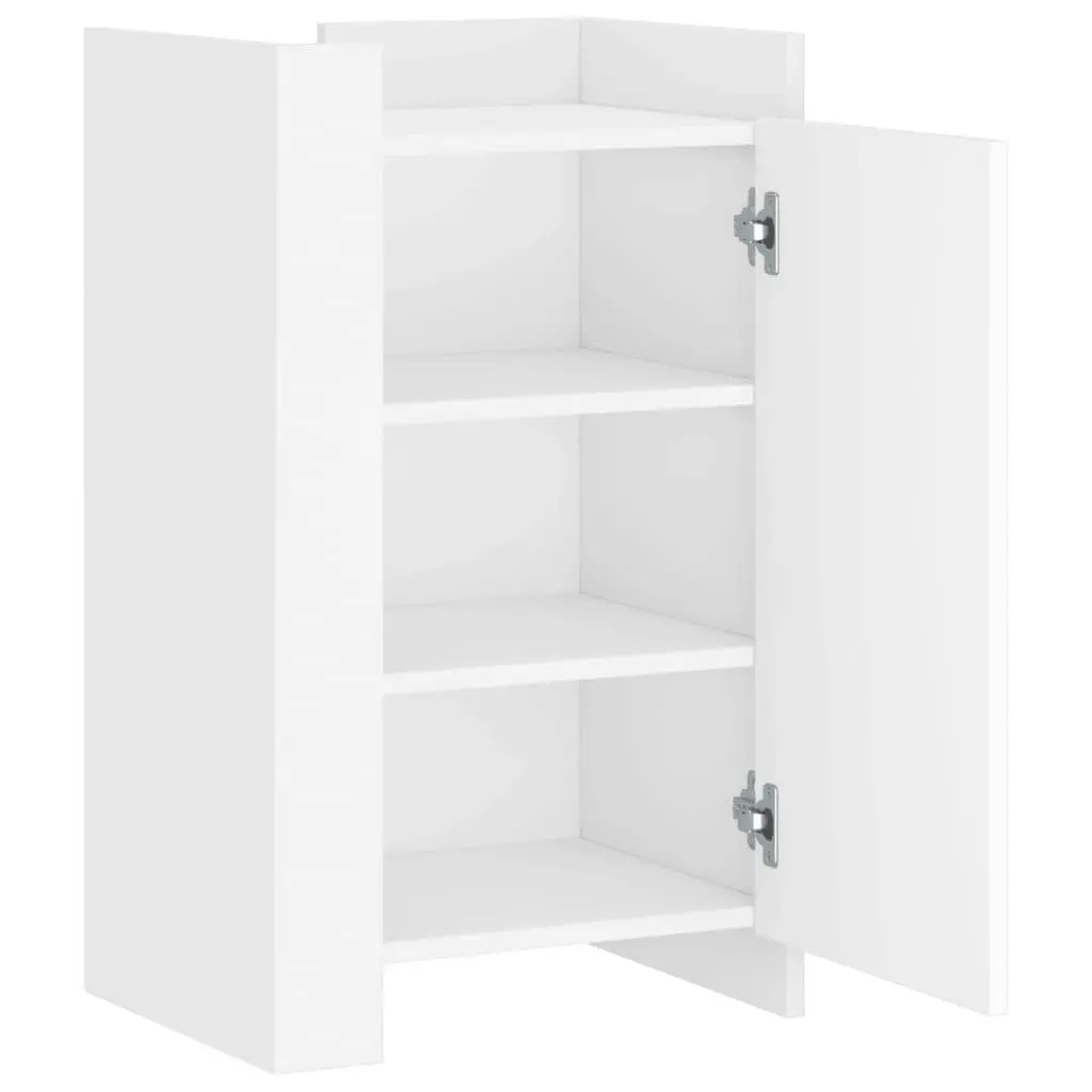 Sideboard Storage Cabinet 45x35x75 cm Engineered Wood White