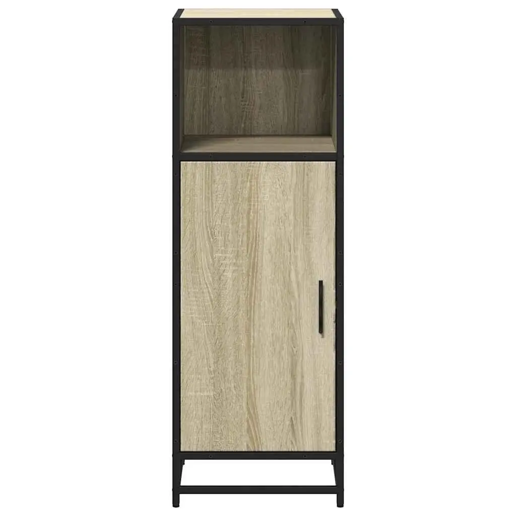 Bathroom Cabinet Storage 35x37.5x100cm Engineered Wood Brown Sonoma Oak