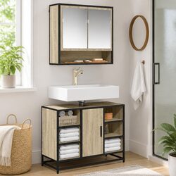 Practical Bathroom Sink Cabinet with Solid Construction