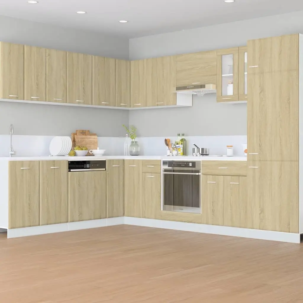 Kitchen Storage Cabinet with Drawer and Shelves