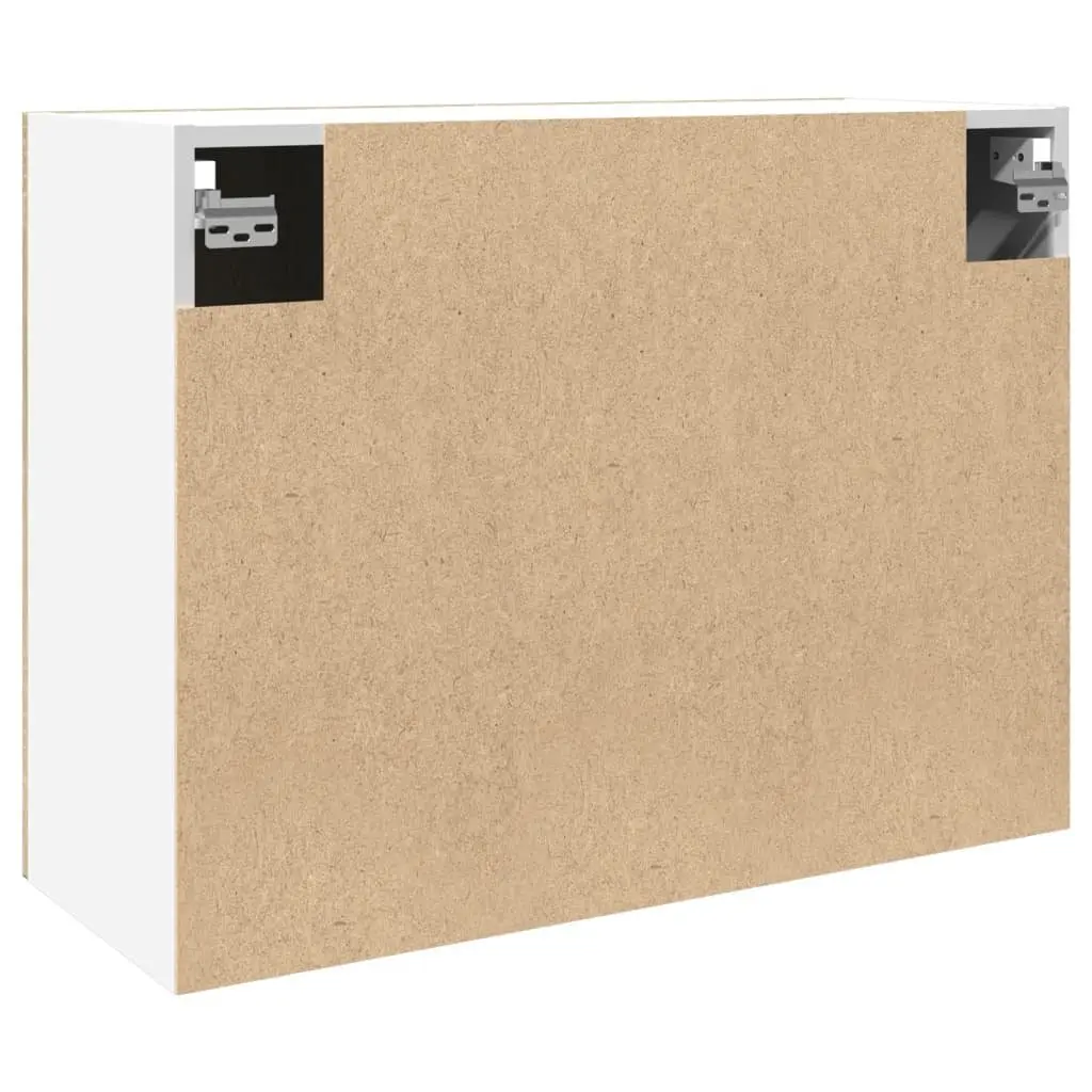 Hanging Kitchen Cabinet Wall Mount Storage Engineered Wood Brown 80x31x60 cm