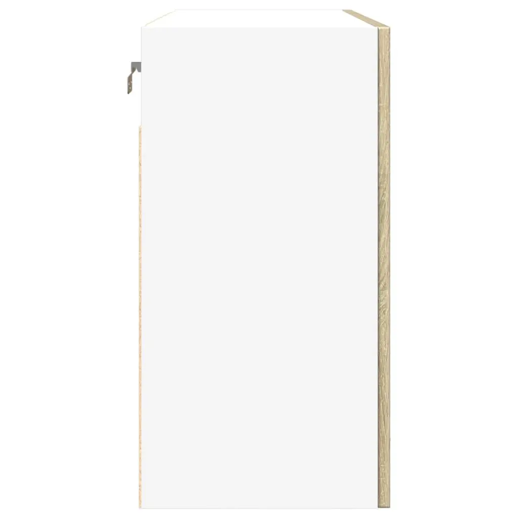 Hanging Kitchen Cabinet Wall Mount Storage Engineered Wood Brown 80x31x60 cm