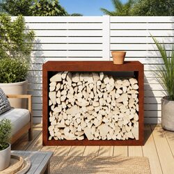 Reliable Firewood Rack for Effortless Log Storage