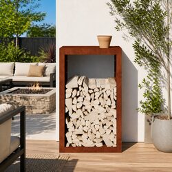 Reliable Firewood Rack Storage Solution 60x40x100cm