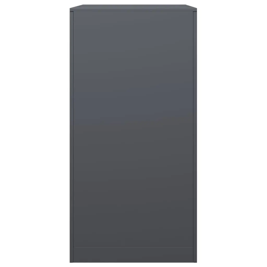 Anthracite Steel Firewood Rack 60x40x80cm