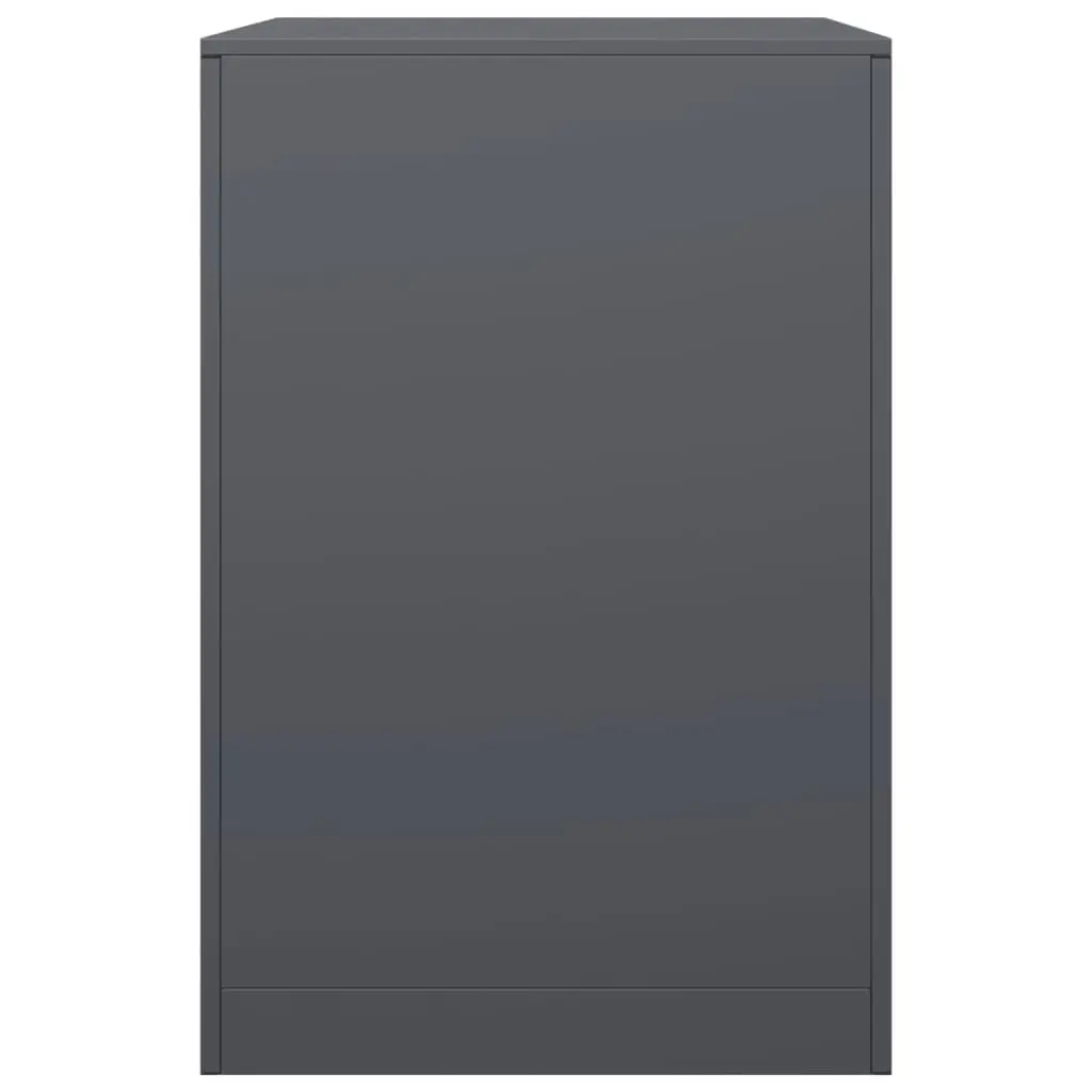 Firewood Rack Storage Log Holder Stand Steel 60 x 40 x 60 cm Anthracite