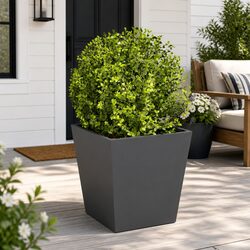 Quality Anthracite Steel Garden Planter Box for Plants