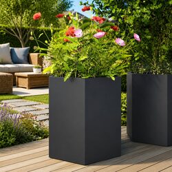 Reliable Hexagon Anthracite Planters for Gardens and Patios