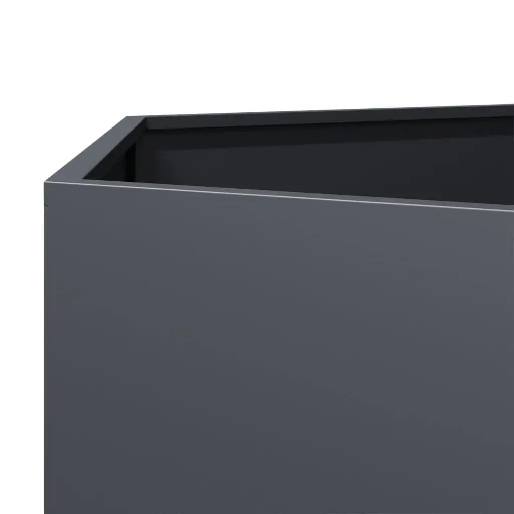 Garden Planters Hexagon Outdoor Flower Planter Pot Anthracite 2 Piece