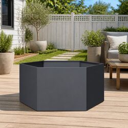 Durable Hexagonal Garden Planter Made of Steel