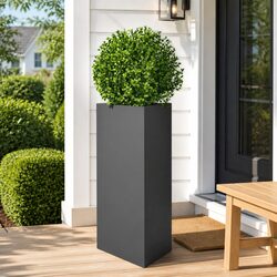 Practical Steel Garden Planter for Outdoor Use