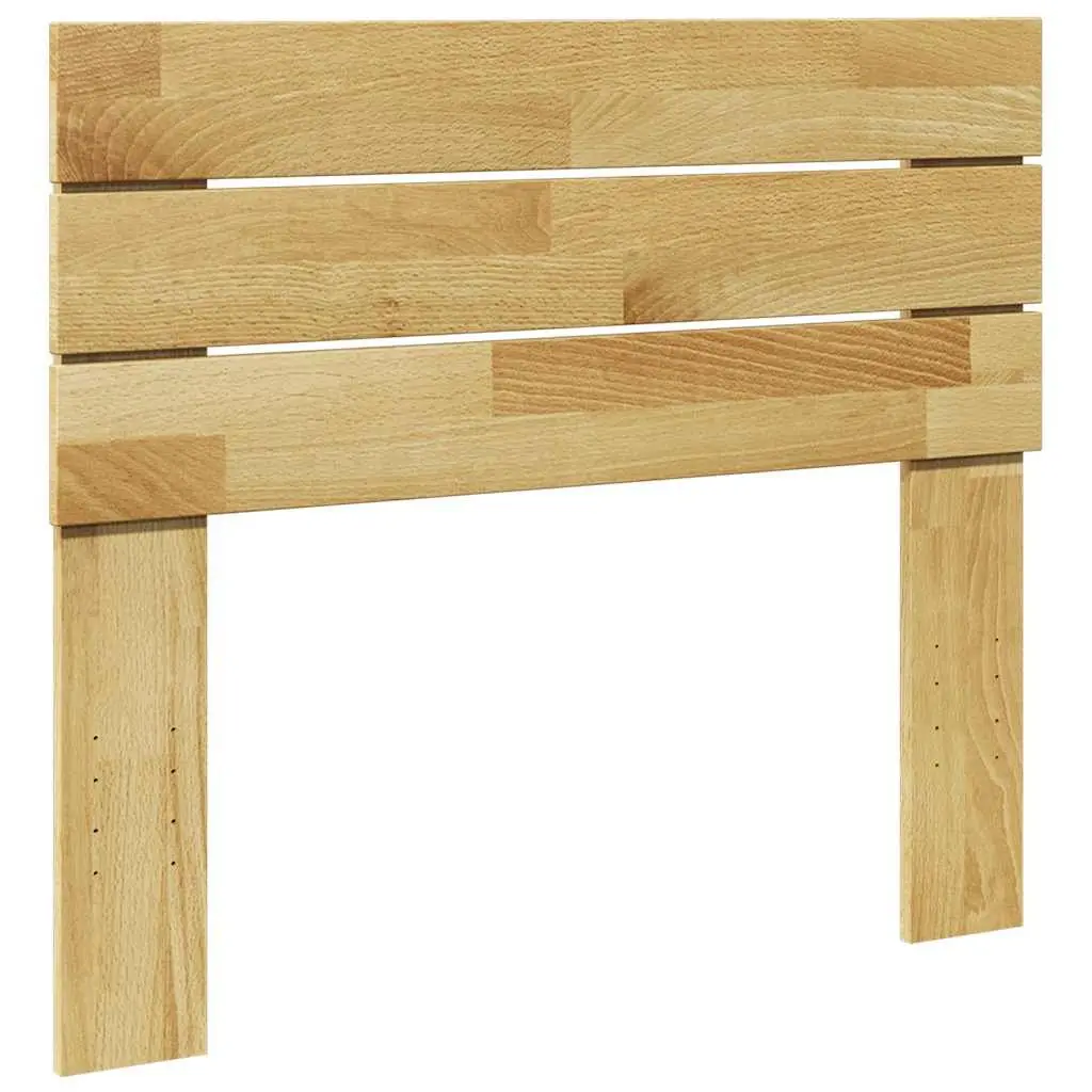 Solid Oak Wood Headboard 100 cm Bed Head Brown